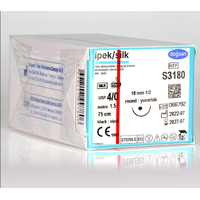 DOGSAN Cerrahi Ipek Iplik - 4/0 18 mm Yarim Yuvarlak