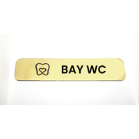 - Bay WC - Haz�r Yaz� 4,5 cm x 20 cm - Metal