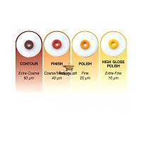 KERR OptiDisc Bitirme ve Parlatma Diski in Yedek Paket / 12,6 mm Fine - Kavunii erit - 4185