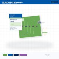 EURONDA Rubberdam Lasti�i Ye�il 15 cm x 15 cm (36 l�k paket) 225002