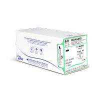 BOZ 4/0 MONAMID Erimeyen Monoflament Cerrahi S�tur 16 mm 3/8 Ters Keskin 75 cm MAV�