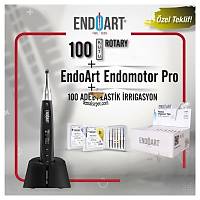 100 Kutu ENDOART Rotary E�e + PRO Endomotor  + 100 Adet Plastik �rrigasyon Ucu