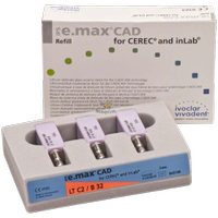 IVOCLAR VIVADENT IPS E-Max Cad for Cerec ve InLab Blok HT B32