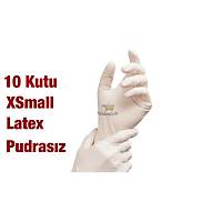 PERFECT TOUCH Latex Pudrasz Eldiven XSmall - Antialetjik (100 lk ) x 10 Paket