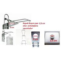 Duvara Monte El Dezenfektan Aparat� - Metal ( 2,5 Cm Boyun �apl� Dezenfektanlar ��in )