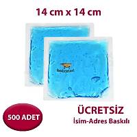Termo Jel Scak Souk Dental Kompress (14 cm x 14 cm) 500 Adet sim-Adres Baskl
