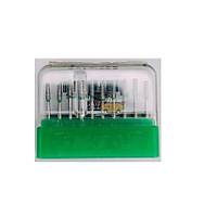 SWS DENTAL Avrupa -Ye�il Ku�akl� Ku�akl� K�t Bitimli Alev U� Aerat�r Frez 846-18C - 10 Adet