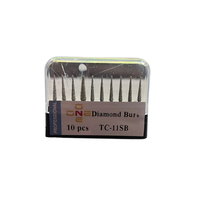 ONE Diamond Burs - Aerat�r ��in Siyah Ku�ak Elmas Alev U� Frez - TC-11SB -BKU