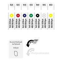 ENDOART Expert Blue Reciproc (R20 - R50) NiTi Kanal E�esi Sistemi (21mm) 6 Adet