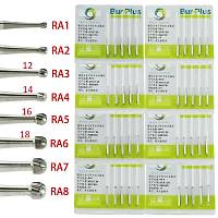 BUR PLUS Angldruva ��in Uzun �aftl� TUNGSTEN- Rond Frez - 5 Adet  DD4-3114/3214