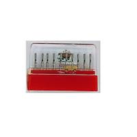 SWS DENTAL Avrupa - Siyah Ku�akl� Uzun ve Hafif Tersine Konik Aerat�r Frez 807-012XC - 10 Adet