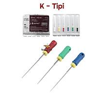 PERFECT DENTAL K Tipi El Kanal E�esi �elik - 15-40 Asorti - 31mm