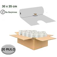 MKS Rulo Tabla �rt�s� Beyaz - 30 x 35 cm - 1 Koli (20 Rulo) - S�v� Ge�irmez - �nce