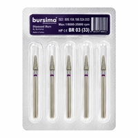 BURSIMA Serpme Frez BR-03 No:33 Mor Ku�ak 5'li Blister