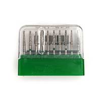 SWS Dental Avrupa -  Ye�il Ku�ak Alev U�lu Elmas Aerat�r Frezi - 848-18C - 10 Adet