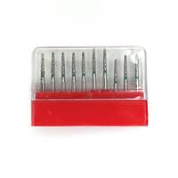 SWS Dental Avrupa -  Ye�il Ku�ak Alev U�lu Elmas Aerat�r Frezi - 856-14C - 10 Adet