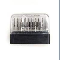 SWS Dental Avrupa -  Siyah Ku�ak Alev U�lu Elmas Aerat�r Frezi - 856-14XC - 10 Adet
