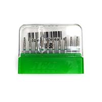 SWS Dental Avrupa -  Ye�il Ku�ak Daralan Fis�r U�lu Elmas Aerat�r Frezi - 846-16C - 10 Adet