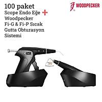 SCOPE ENDO 100 Paket Rotary E�e + WOODPECKER F�-G & F�-P S�cak Gutta Obturasyon Sistemi