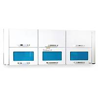 UFCD-3 Laminat Kapak-Caml Oval Duvar Dolab