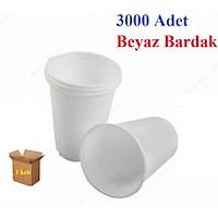Plastik Bardak - 3000 Adet ( 1 Koli ) - 1. Snf Pet