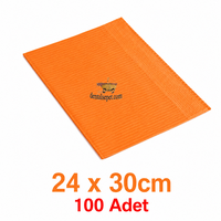 MKS Tabla �rt�s� Turuncu - 24 x 30 cm - 100 Adet - S�v� Ge�irmez - �nce