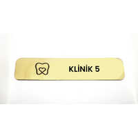 - Klinik 5 - Haz�r Yaz� 4,5 cm x 20 cm