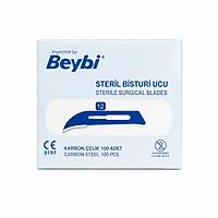 BEYB� 12 Numara Bist�ri Ucu (100'l� Kutu) - Steril Karbon �elik