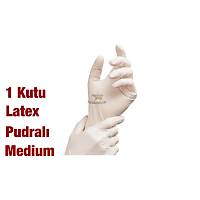 ONE PLUS Lateks Pudral Eldiven MEDIUM
