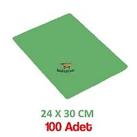 MKS Ye�il Tabla �rt�s� - 24cmx30cm - 100 Adet - S�v� Ge�irmez - �nce