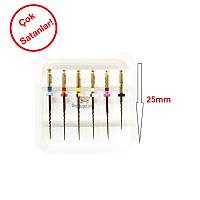 ENDOART Gold Rotary Nikel Titanyum Kanal Eesi 25 mm ( 4 veya 6 A ) Boy Seebilirsiniz