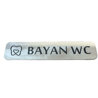 - Bayan WC - Haz�r Yaz� 4,5 cm x 20 cm - Metal