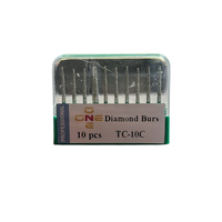 ONE Diamond Burs - Aerat�r ��in Ye�il Ku�ak Elmas Alev U� Frez - TC-10C -BKU