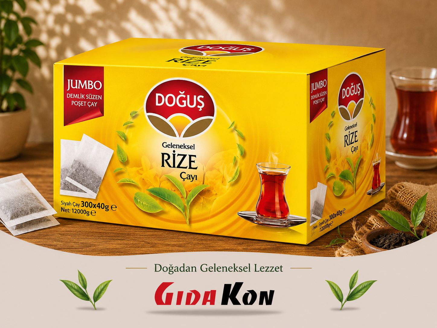 Doğuş 40 Gr 50 Adet Poşet Çay 2 Kg
