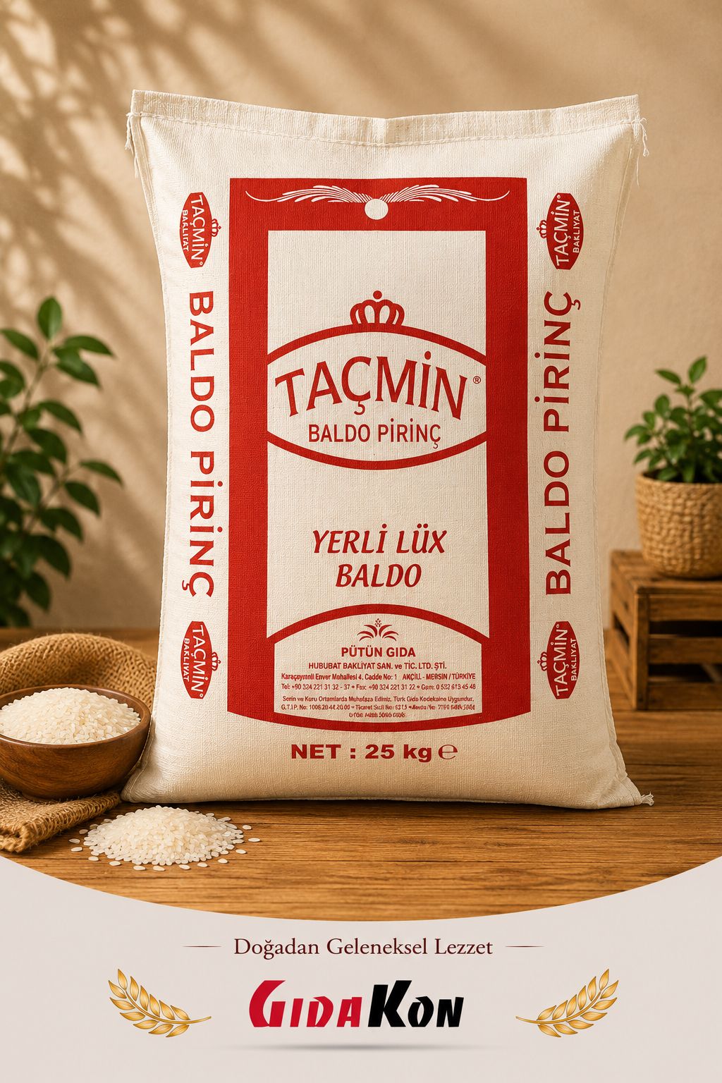 Taçmin Baldo Pirinç Dökme Kg