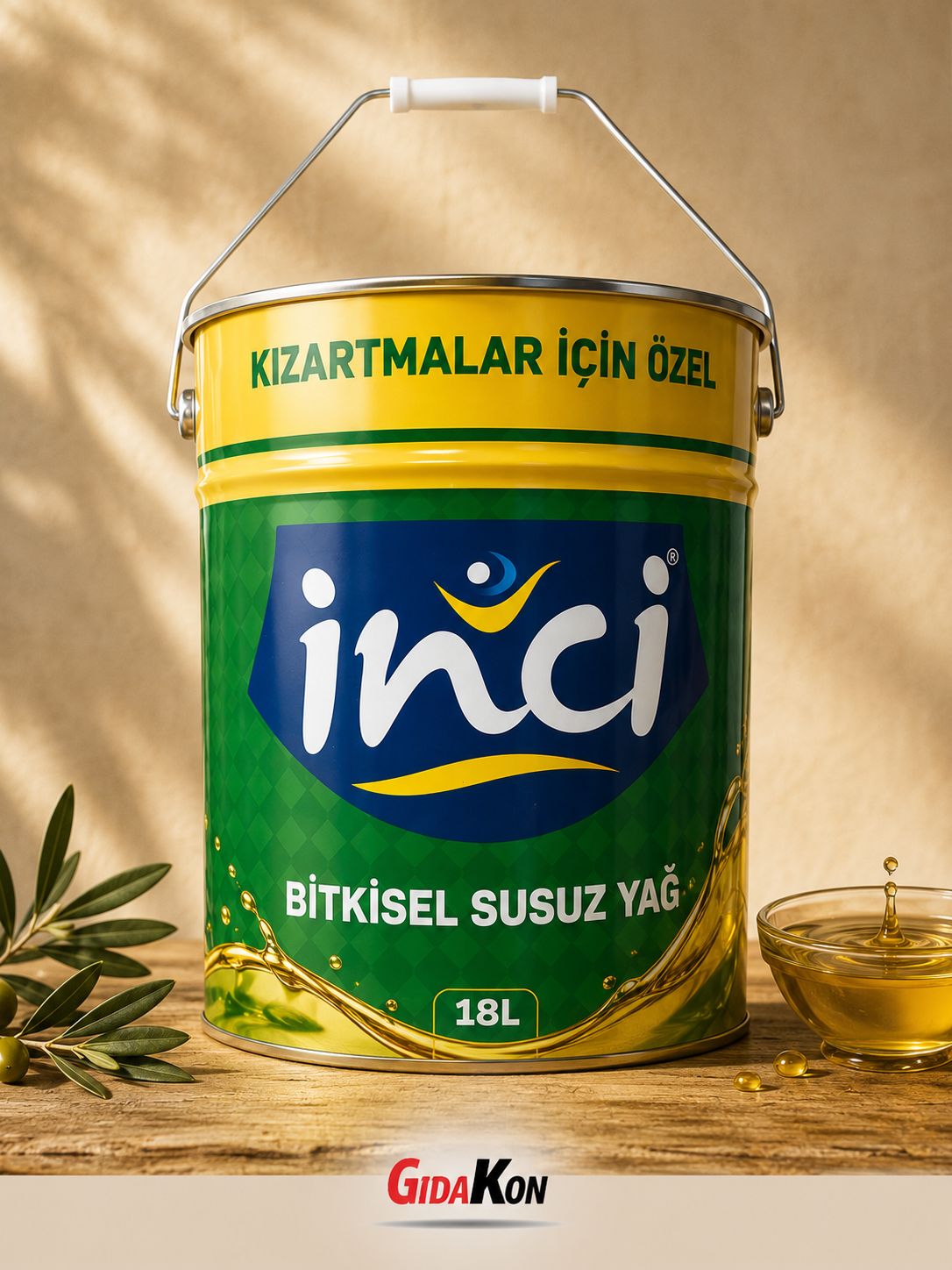 İnci Kızartma Yağı 18 Litre
