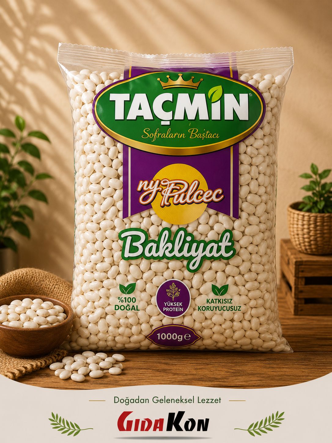 VP Kuru Fasülye 1000 gr