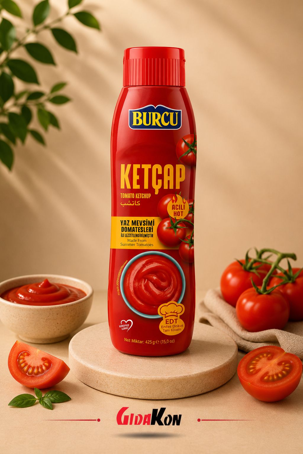 Burcu Ketçap Büfe Acı 650 Gr *12