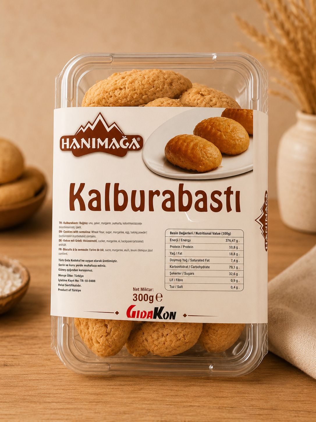 Hanımağa Kalbura Bastı 300 GR