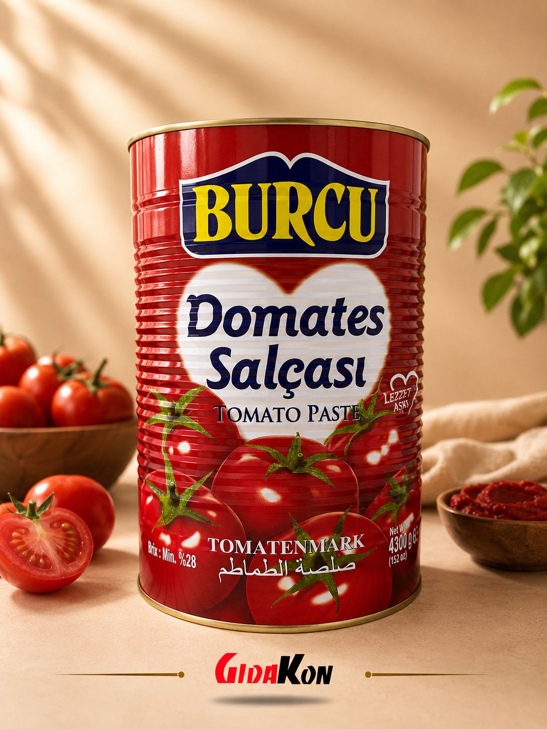 Burcu Domates Salçası 4300 Gr
