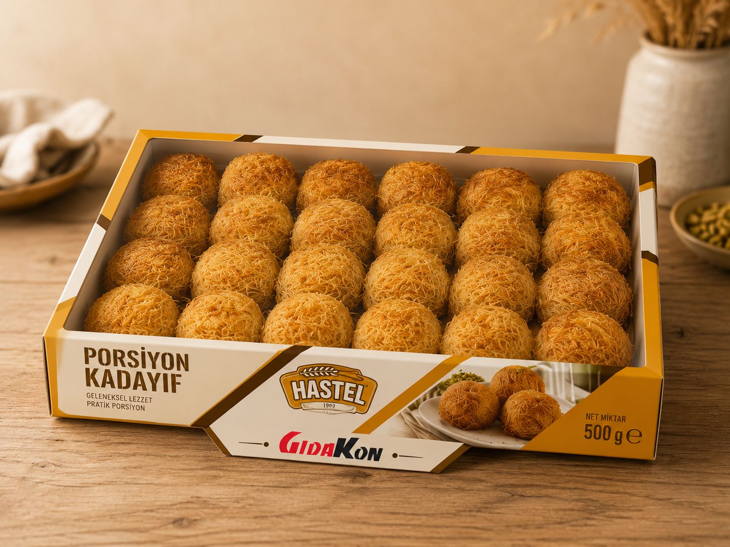 Hastel Porsiyon Kadayıf Paket 500 Gr
