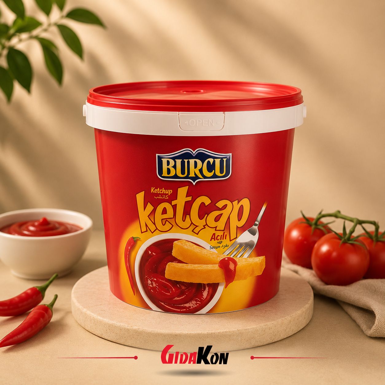 Burcu Ketçap 9 Kg Acı