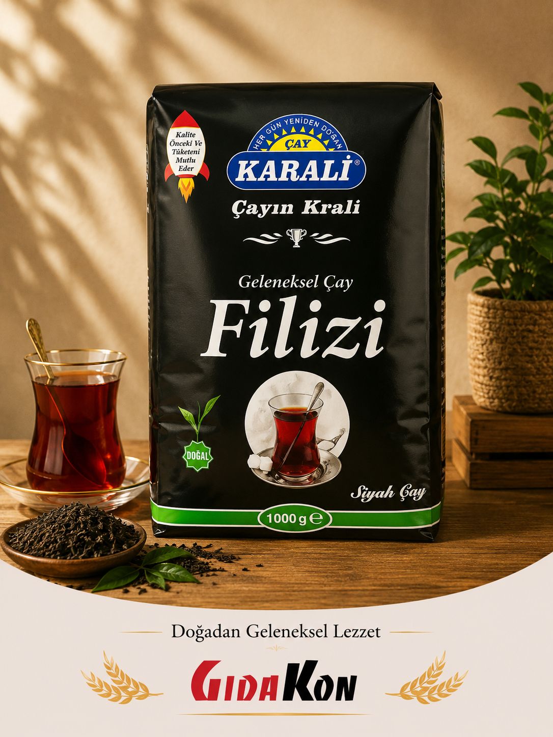 Karali Geleneksel Filiz Çay 1 Kg