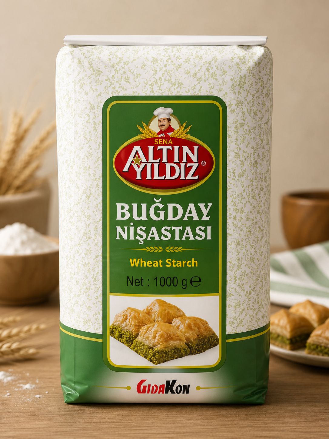 Altın Yıldız Buğday Nişastası 1 Kg