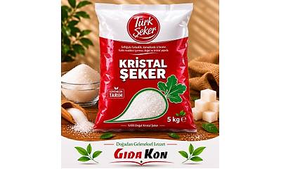 T�rk�eker Kristal Toz �eker 5 Kg