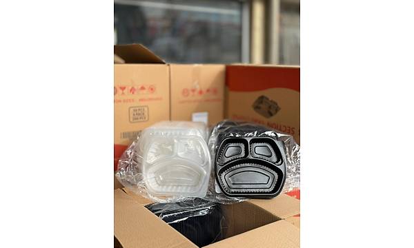 3 G�zl� Kapakl� Yemek Seti 50'li