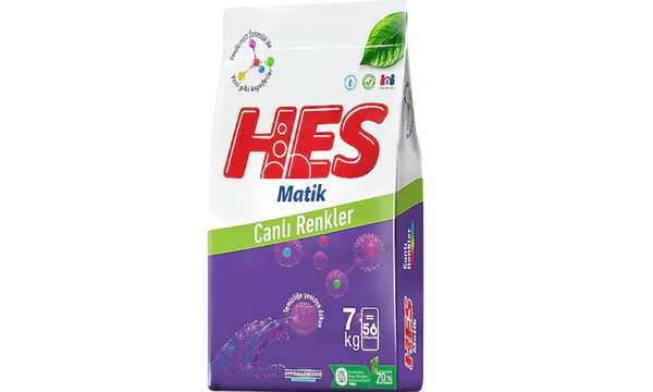 Hes Toz Deterjan 7 Kg Canl Renkler