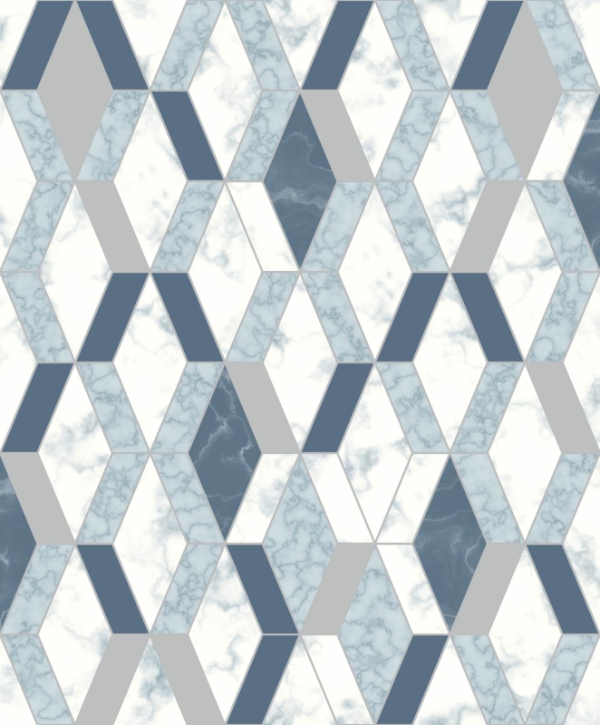 Hexagone L63801 Mermer Görünümlü 3D Duvar Kağıdı