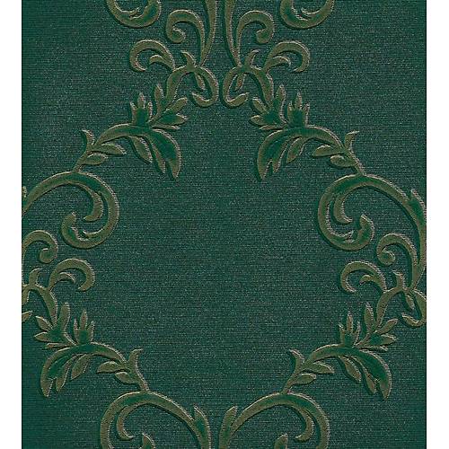 Genesis 3002-6 Yeil Damask Desenli Duvar Kad