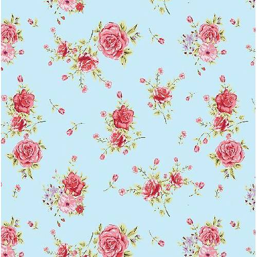 Floral Collection 5032 Krmz Gl Desenli Duvar Kad